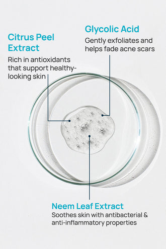 AcneShield Facial Cleanser With 0.1% Neem & 0.1% Lemon