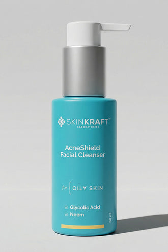 Acne Shield Facial Cleanser For Oily SkinAcneShield Facial Cleanser With 0.1% Glycolic Acid & 0.1% Neem