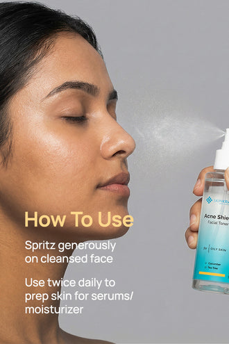 Acne-Limit Facial Toner With 0.1% Cucumber Extract & 0.1% Tea Tree Extract