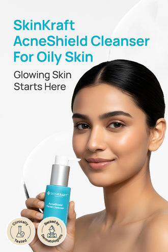 Acne Shield Facial Cleanser For Oily SkinAcneShield Facial Cleanser With 0.1% Glycolic Acid & 0.1% Neem