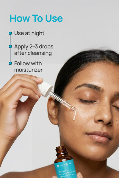 10% Lactic Acid + 1% Hyaluronic Acid Age-Lock Serum