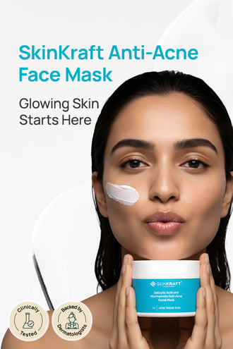 Salicylic Acid And Niacinamide Anti-Acne Face Mask With 1% Salicylic Acid & 2% Niacinamide