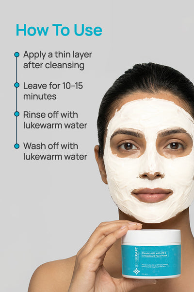 Ferulic Acid With Vitamin E Antioxidant Face Mask