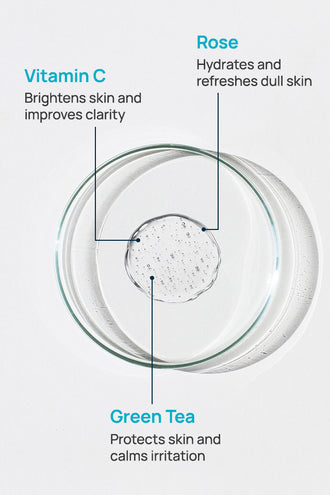 Bright Side Facial Toner With 0.1% Rose & 0.1% Green Tea