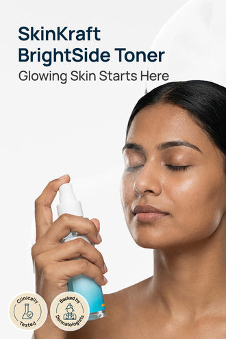 Bright Side Facial Toner With 0.1% Rose & 0.1% Green Tea