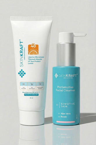 Calming Protection Combo With 0.2% Licorice and Titanium Dioxide For Sensitive Skin
