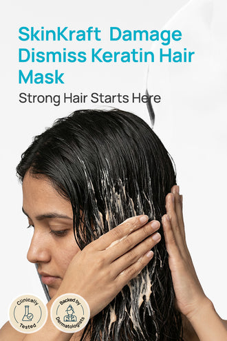 Damage Dismiss Keratin Hair Mask With 1% Wheat Germ Oil & 0.15% Quinoa