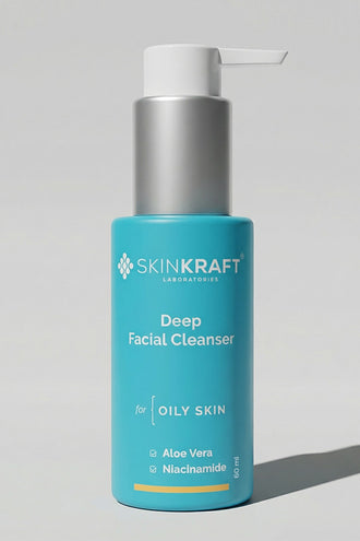 Deep Facial Cleanser With 0.1% Aloe Vera & 4% Niacinamide