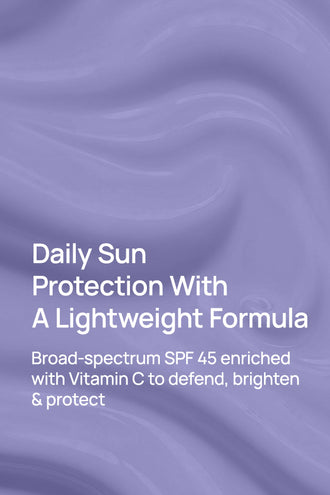 Dry-Touch Sheer Crème SPF 45 PA+++ Sunscreen With 0.2% Vitamin C & 0.1% Aloe Vera Extract