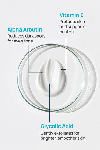 Alpha Arbutin Gleam On Facial Mask With 0.5% Alpha Arbutin & 0.5% Vitamin E