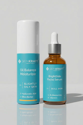 Glow Balance Combo With 0.1% Shea Butter and 5% Niacinamide For Oily Skin