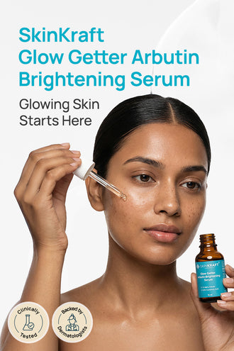 Glow Getter Arbutin Brightening Serum With 1% Alpha Arbutin & 0.5% Hyaluronic Acid