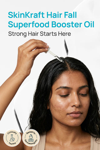 Hair Fall Superfood Booster Oil With 75% Bhringaraj & 8% Juniper Berry
