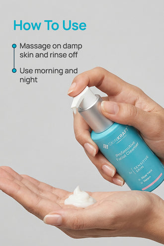 ProSensitive Facial Cleanser With 0.1% Neem & 0.1% Aloe Vera