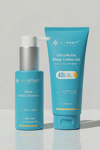Mattifying Protection Combo With 0.5% Vitamin C and Titanium Dioxide For Oily Skin