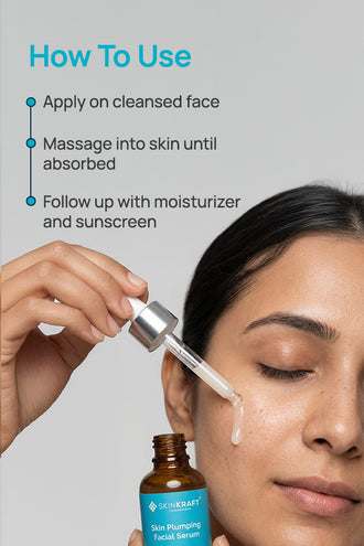 Skin Plumping Facial Serum With 4% Niacinamide & 2% Vitamin C
