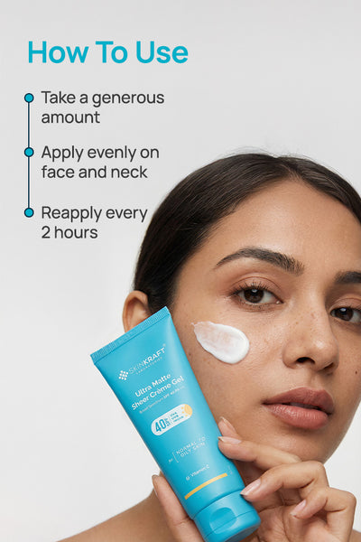 Ultra Matter Sheer Crème Gel SPF 40 PA+++ Sunscreen