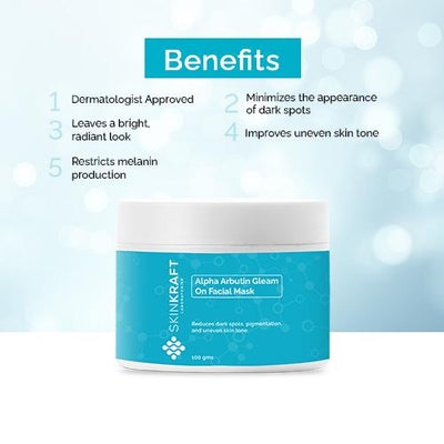 Alpha Arbutin Gleam On Facial Mask