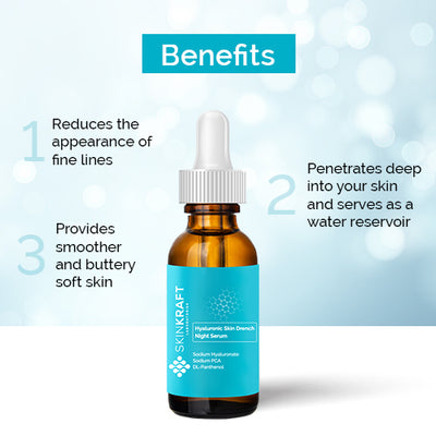 Hyaluronic Skin Drench Night Serum