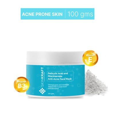 Salicylic Acid and Niacinamide Anti-Acne Face Mask