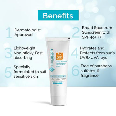 Licorice Micronized Titanium dioxide UV Sun Protect Lotion Broad Spectrum SPF 40 PA+++