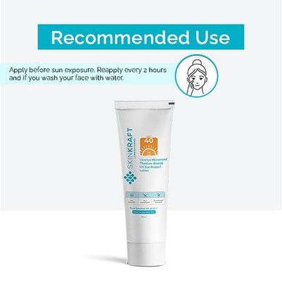 Licorice Micronized Titanium dioxide UV Sun Protect Lotion Broad Spectrum SPF 40 PA+++