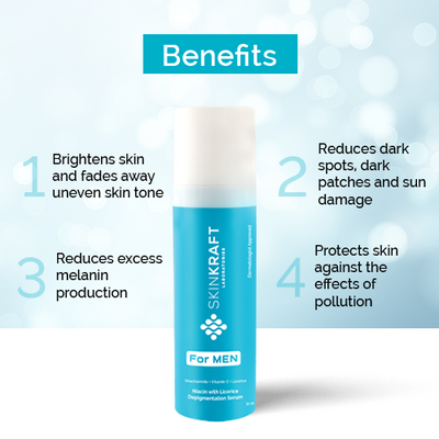Niacinamide With Licorice Depigmentation Serum For Men